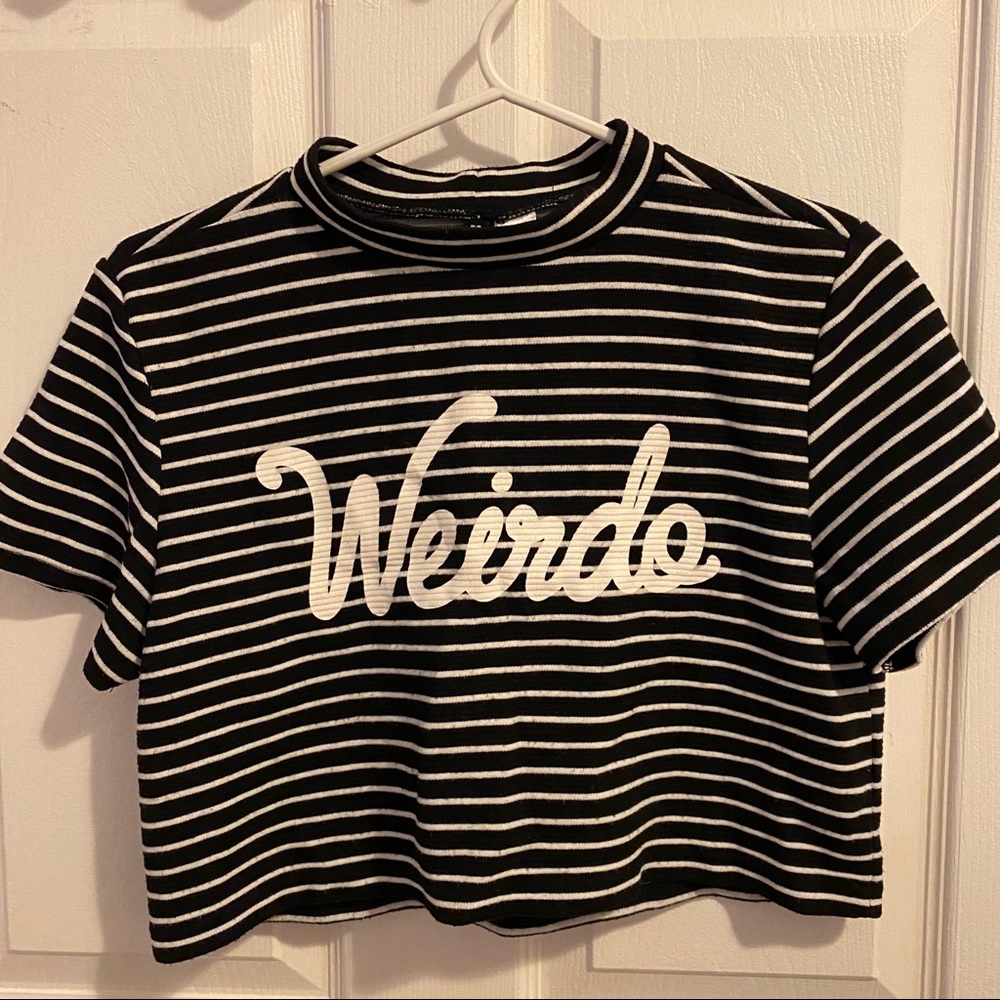 H&M Black n White Top